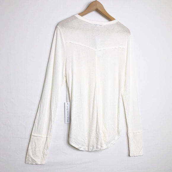 Young fabulous, & broke cream button down shirt - Picture 6 of 9